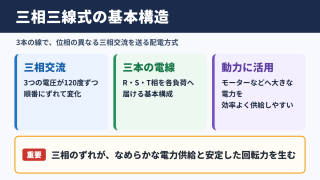 三相三線式の意味と基本構造