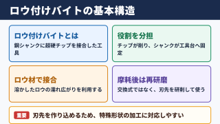ロウ付けバイトの基本と特徴
