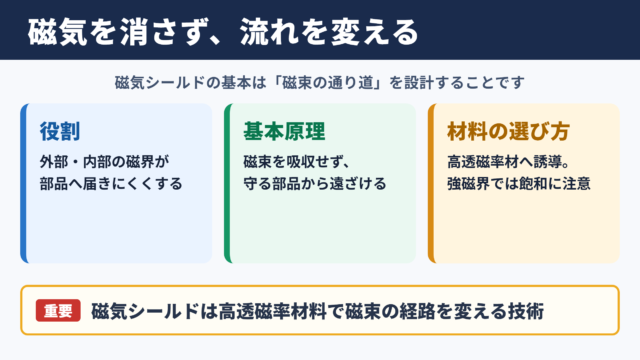 磁気シールドの意味と基本原理