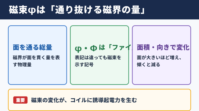 磁束φの意味と役割